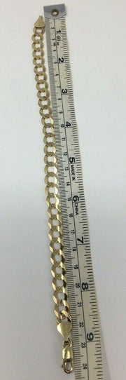 14K Cuban Link Bracelet Yellow Gold 14.9 Grs