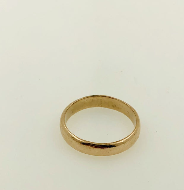 14K Rose Gold Wedding Band Ring