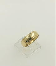 18K Yellow Gold Wedding Ring Band